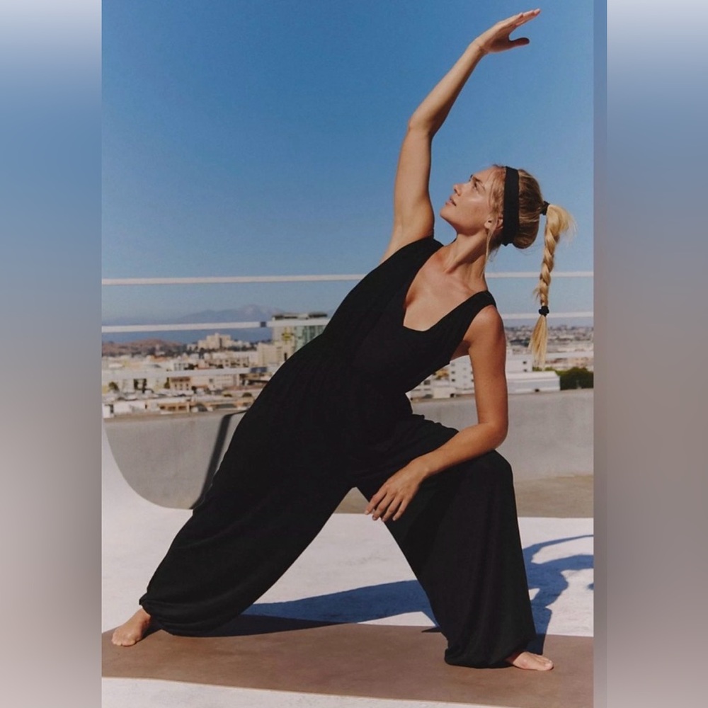 NWT FP Free People Movement Breezy Day One Piece jumpsuit xs